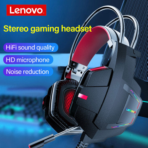 Audífono Gamer Lenovo HU85 Stereo Microfono