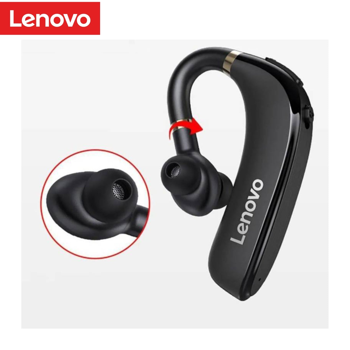 Audífono Bluetooth Lenovo HX106 Headset - Negro