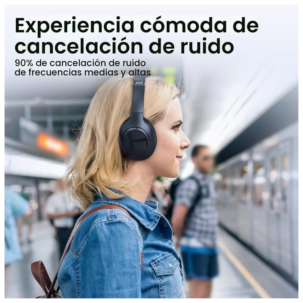 Audífonos Haylou S35 ANC Negro Over Ear Bluetooth 60h Hi-Res Audio