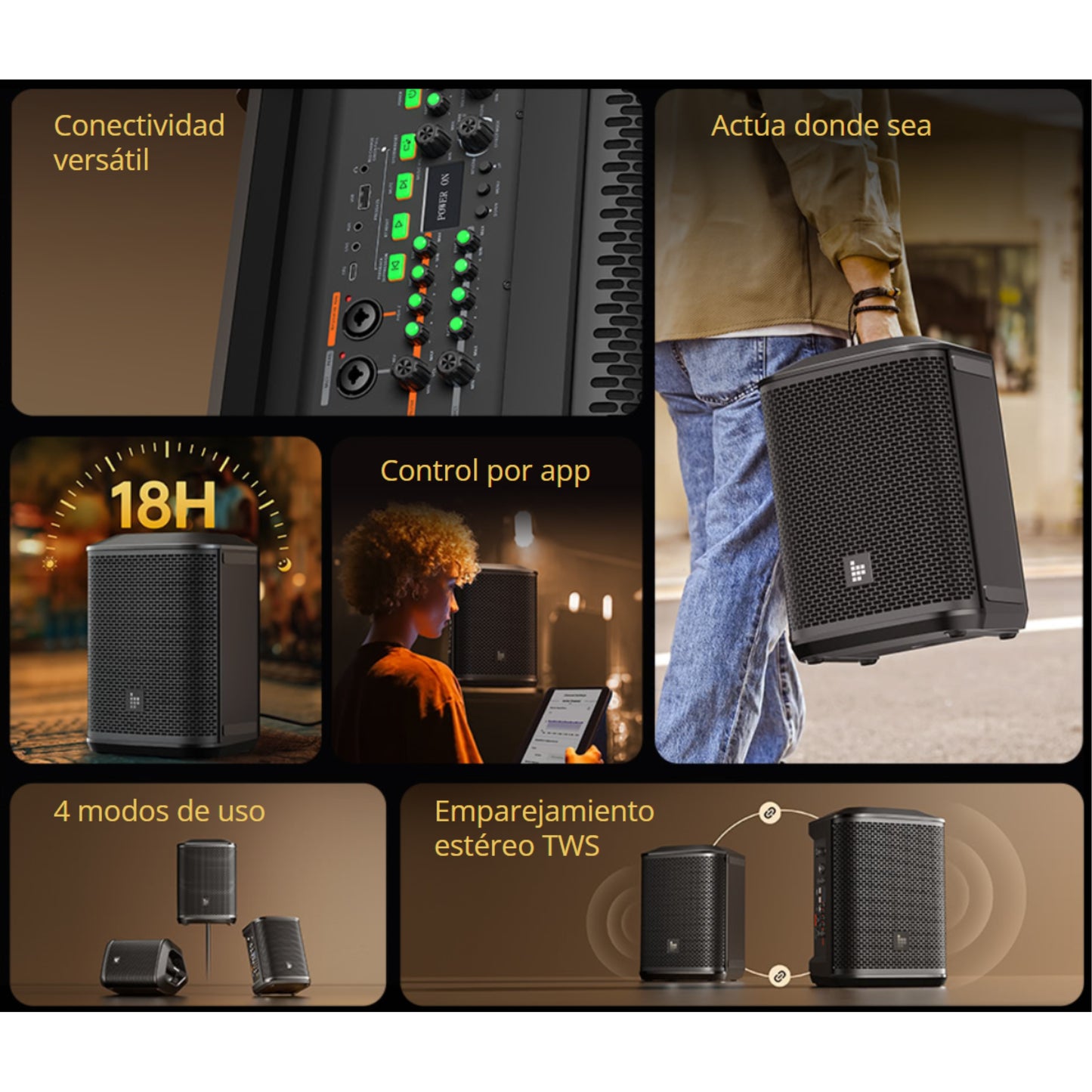 Tronsmart Hytune S1 Sistema PA Portátil Todo-en-Uno