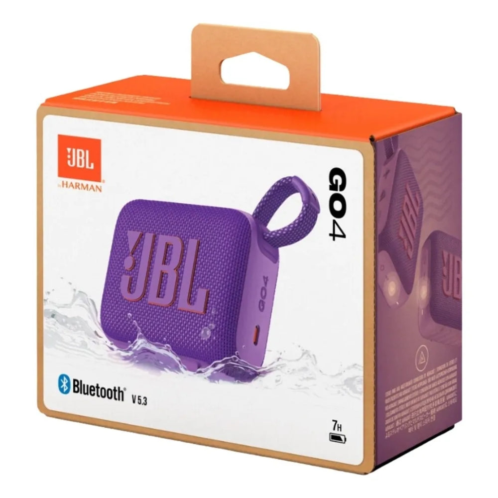 JBL - Parlante Bluetooth GO 4 Multicolor con Sonido Pro y Resistencia al Agua