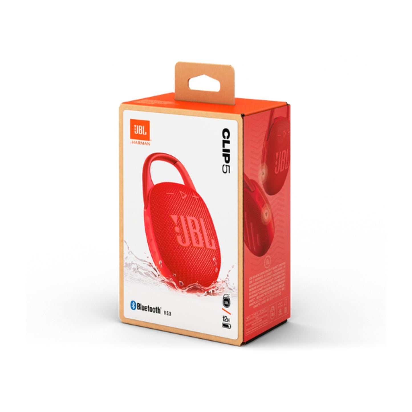 Parlante Bluetooth JBL Clip 5 acuatico 12h - Colores