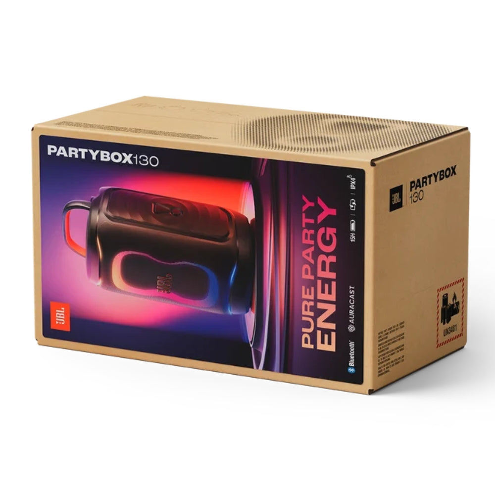 Parlante Bluetooth JBL Partybox 130 200W IPX4 15 Horas