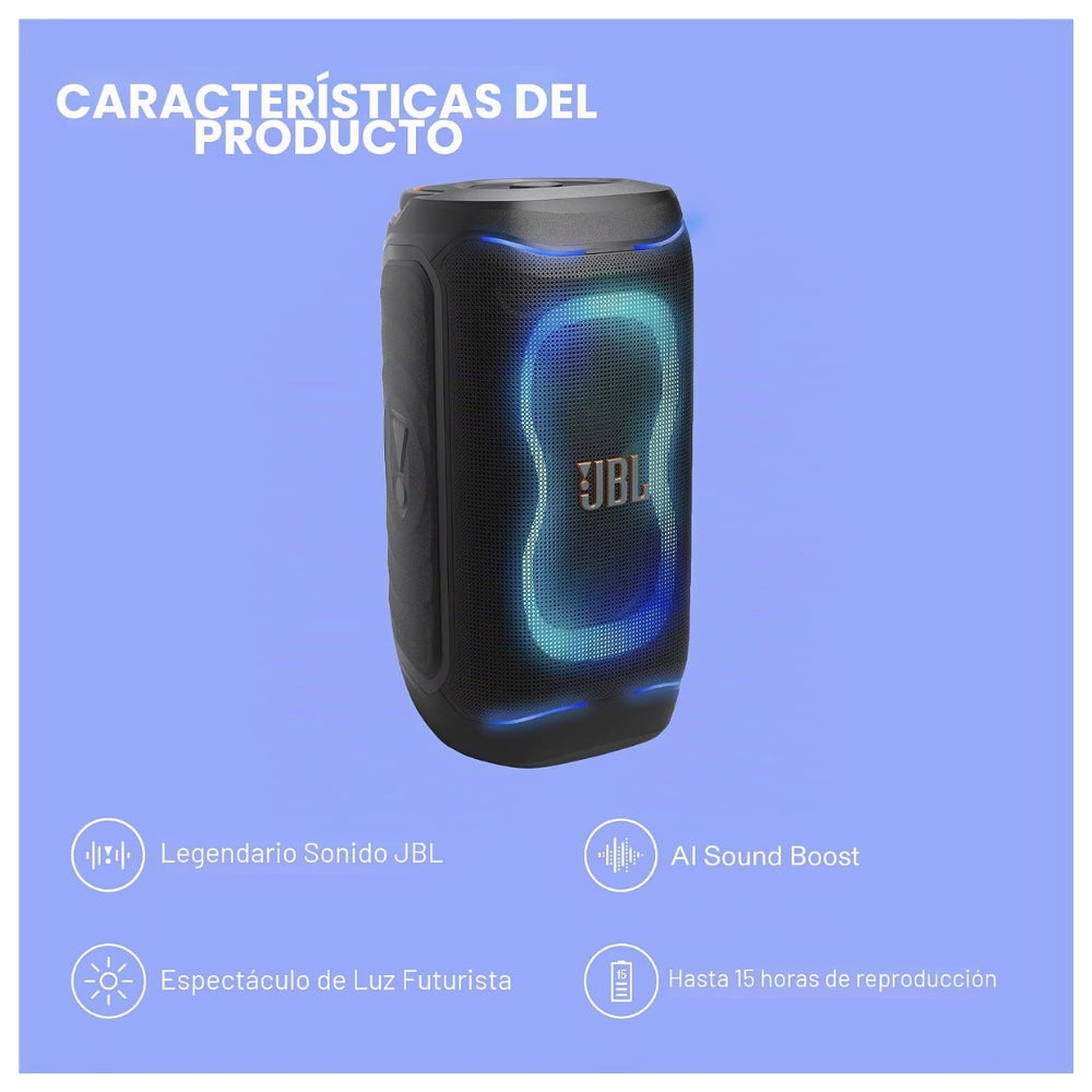 Parlante Bluetooth JBL Partybox 130 200W IPX4 15 Horas