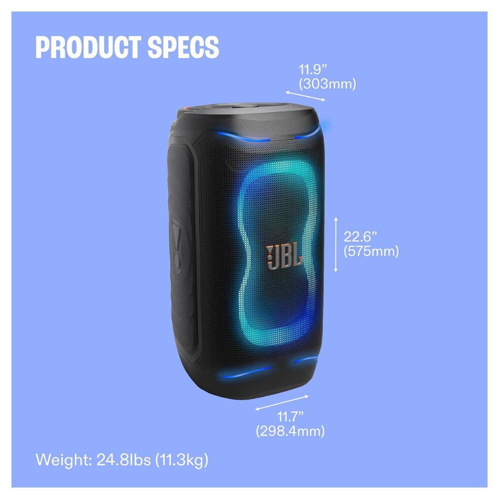 Parlante Bluetooth JBL Partybox 130 200W IPX4 15 Horas