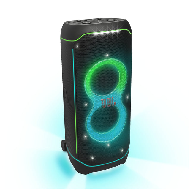 Parlante JBL Partybox Ultimate 1100W IPX4 con Luces, ruedas y asa
