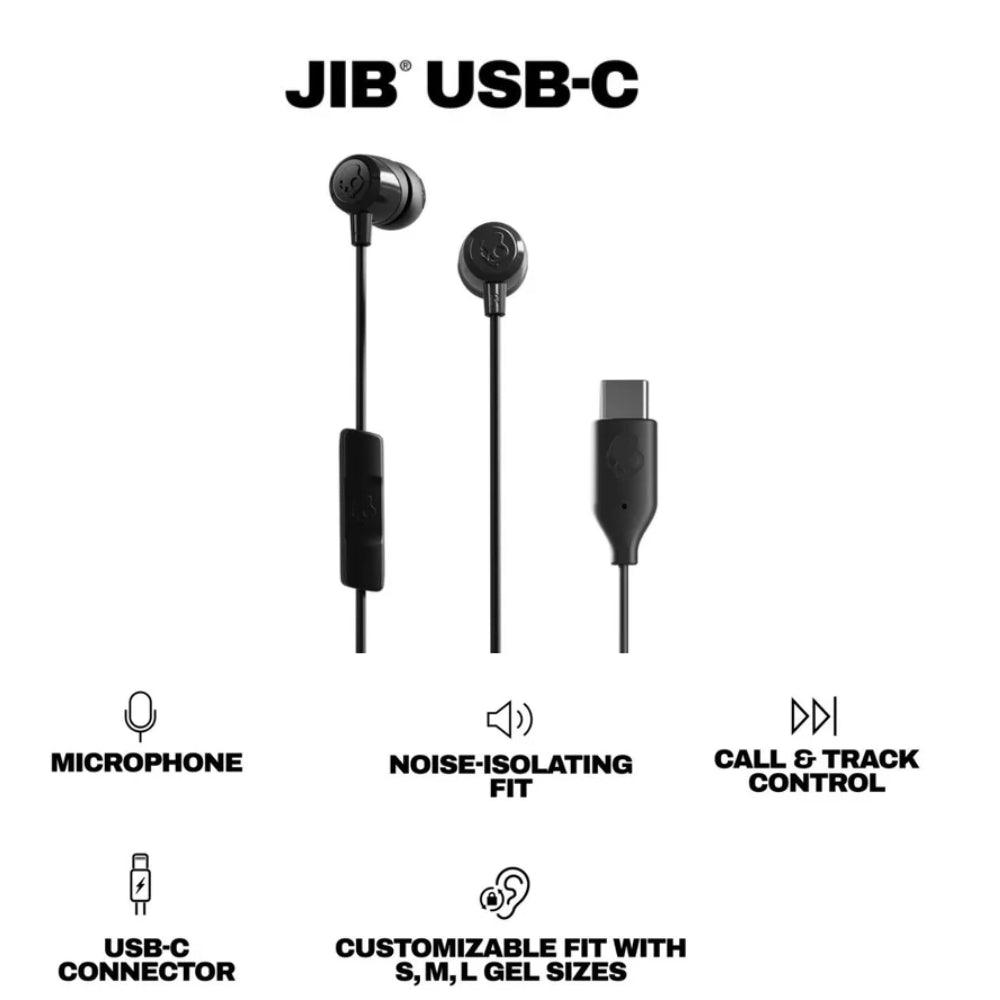 Audifono Skullcandy Jib Usb C Negro