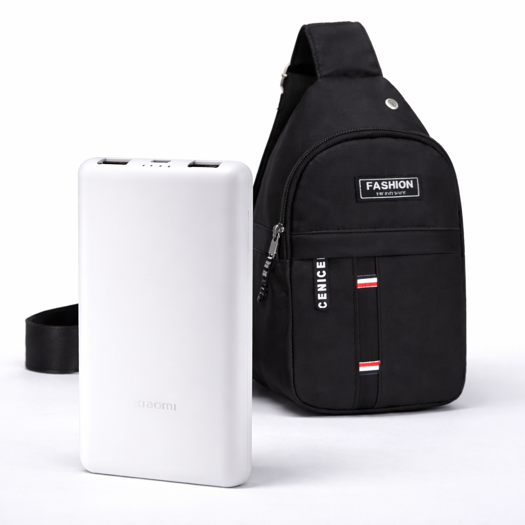 Power Bank Xiaomi 22.5W 10000mah Lite + Morral de regalo