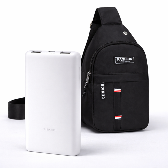 Power Bank Xiaomi 22.5W 10000mah Lite + Morral de regalo