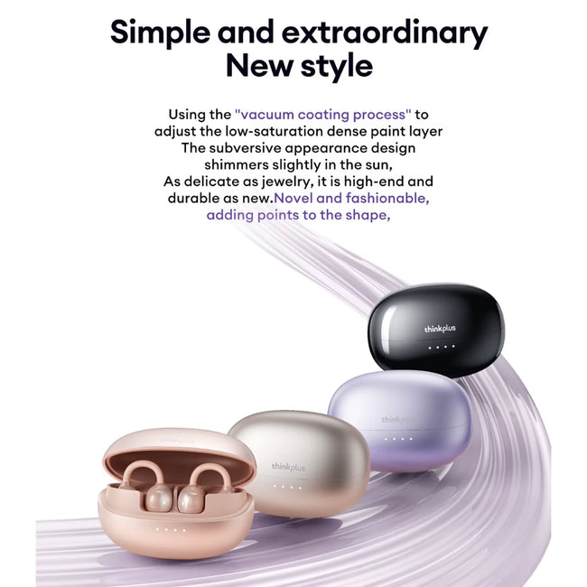 Audifono Lenovo LK6 Negro Clip ear 25h