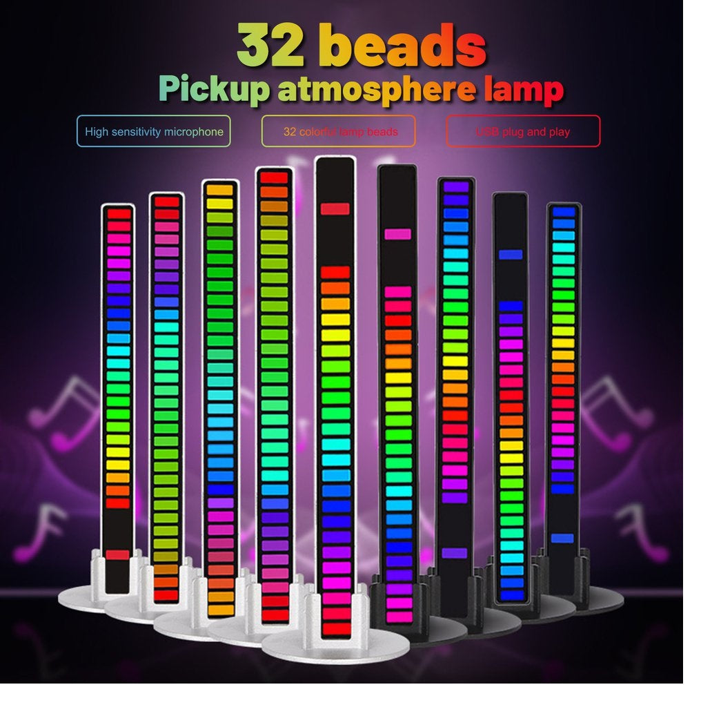 Barra Ritimica de sonido led 32 rgb ambient light