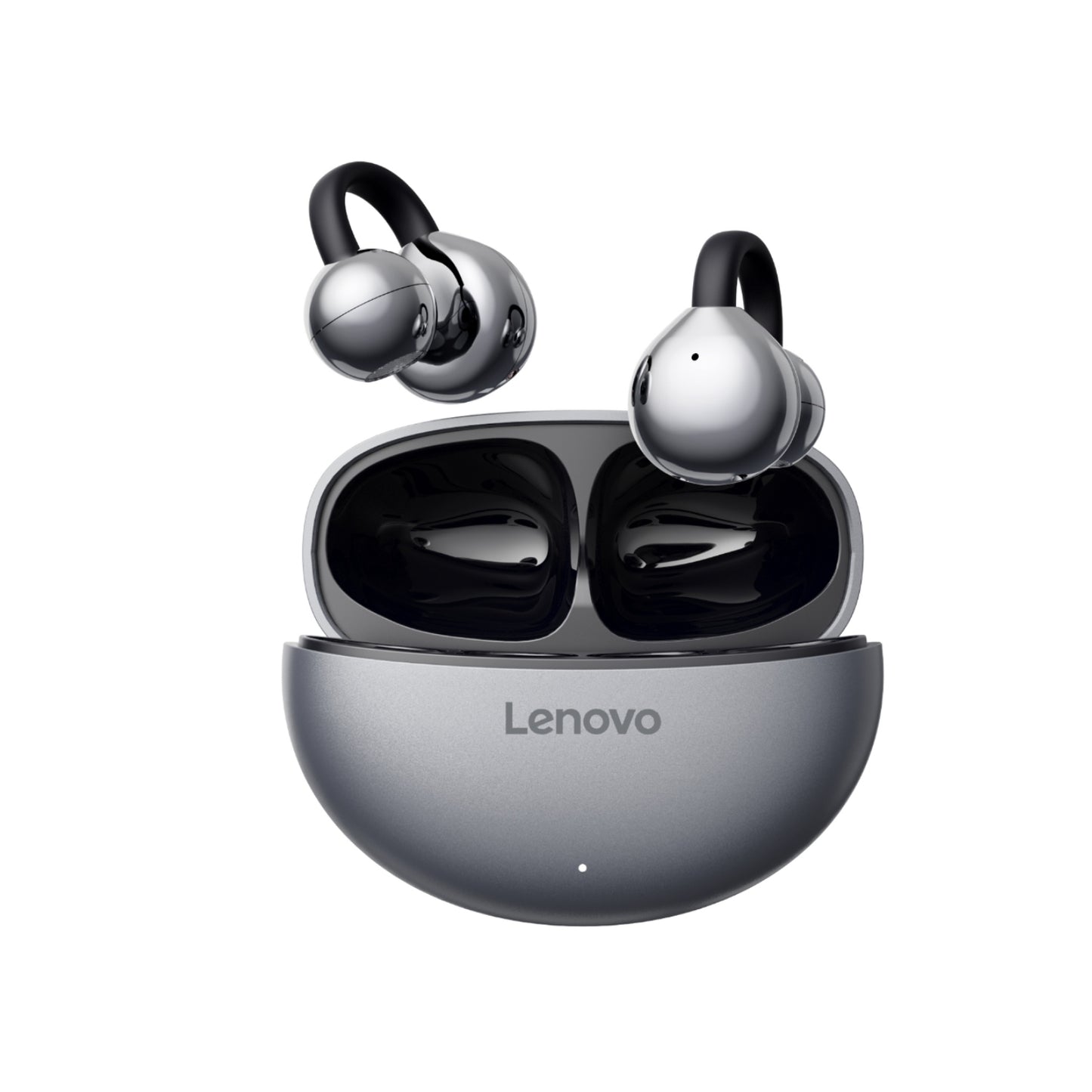 Audífono Lenovo TA410 Clip Ear Gris 24h Bluetooth 5.4