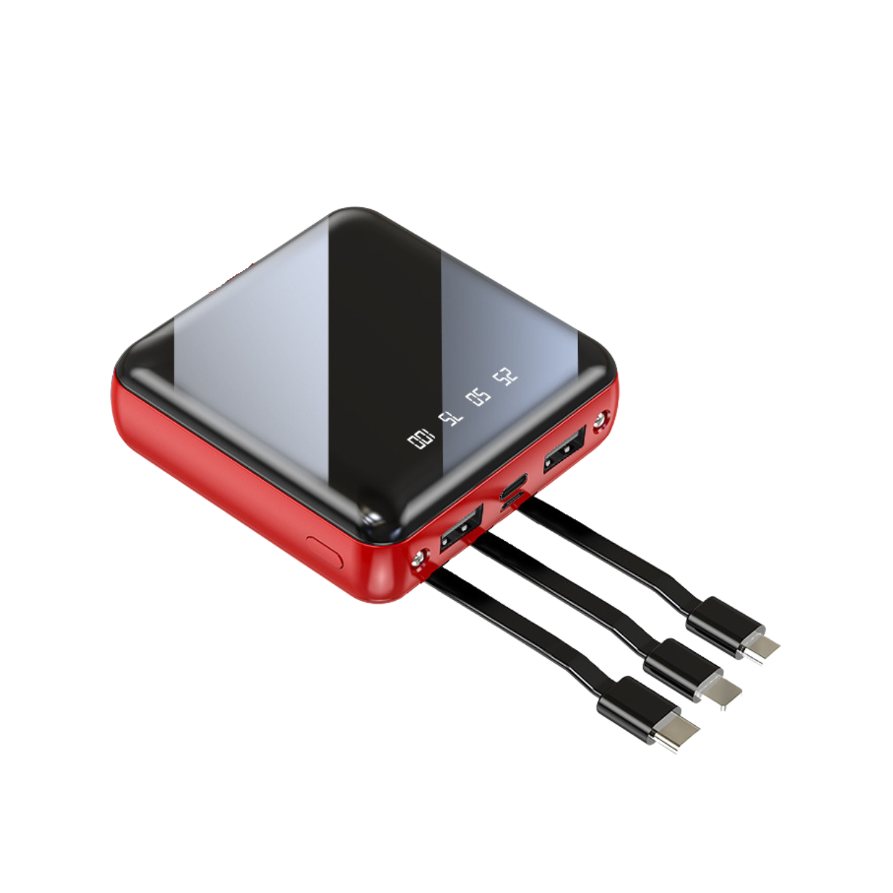 Power Bank portatil 6000mAh con Linterna y cables USB (VQ-P201)