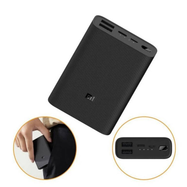 Xiaomi Power Bank 3 Ultra Compact 10000mah USB-C Micro-USB Portátil