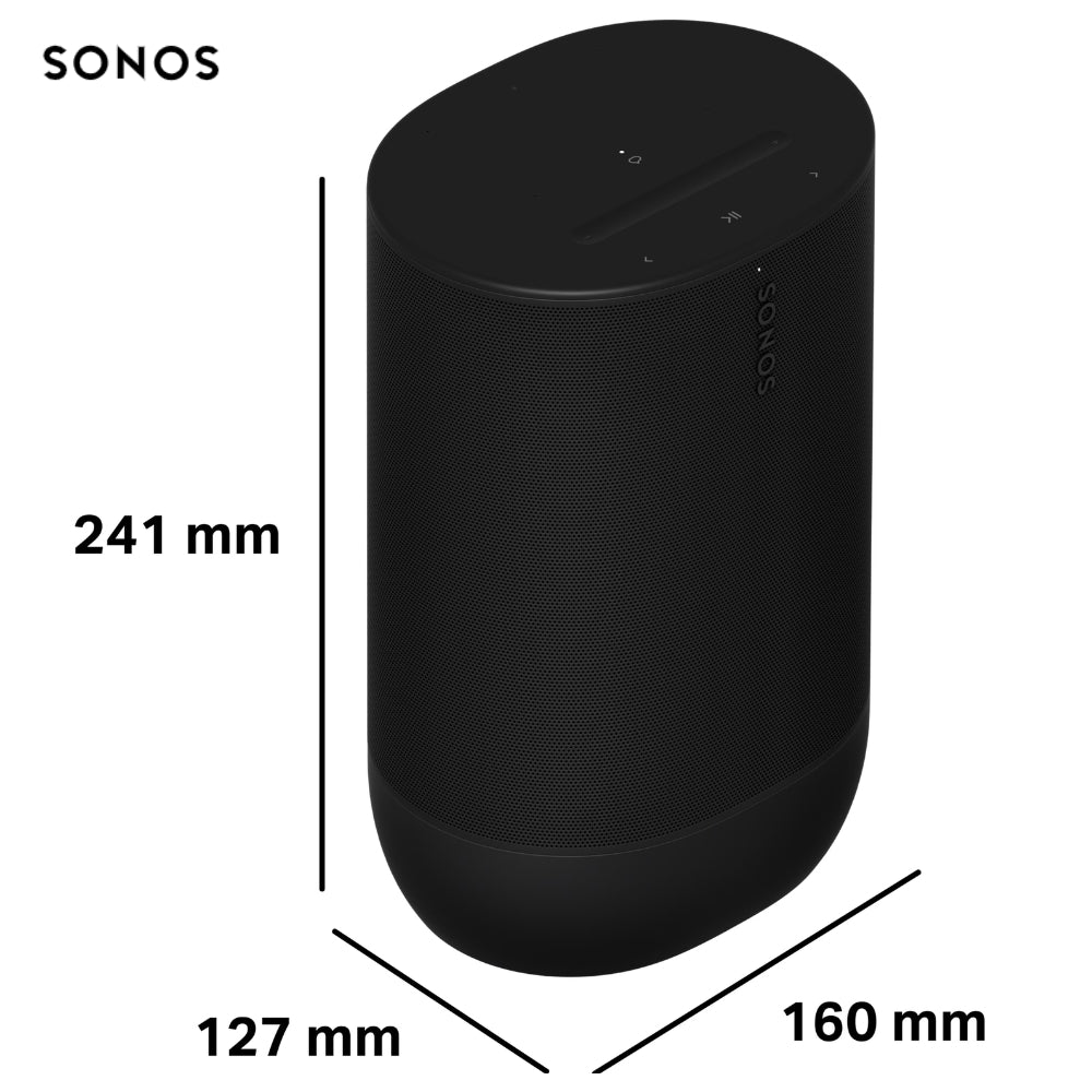 Parlante Sonos Move 2 WiFi + Bluetooth Ajuste Trueplay 24 horas