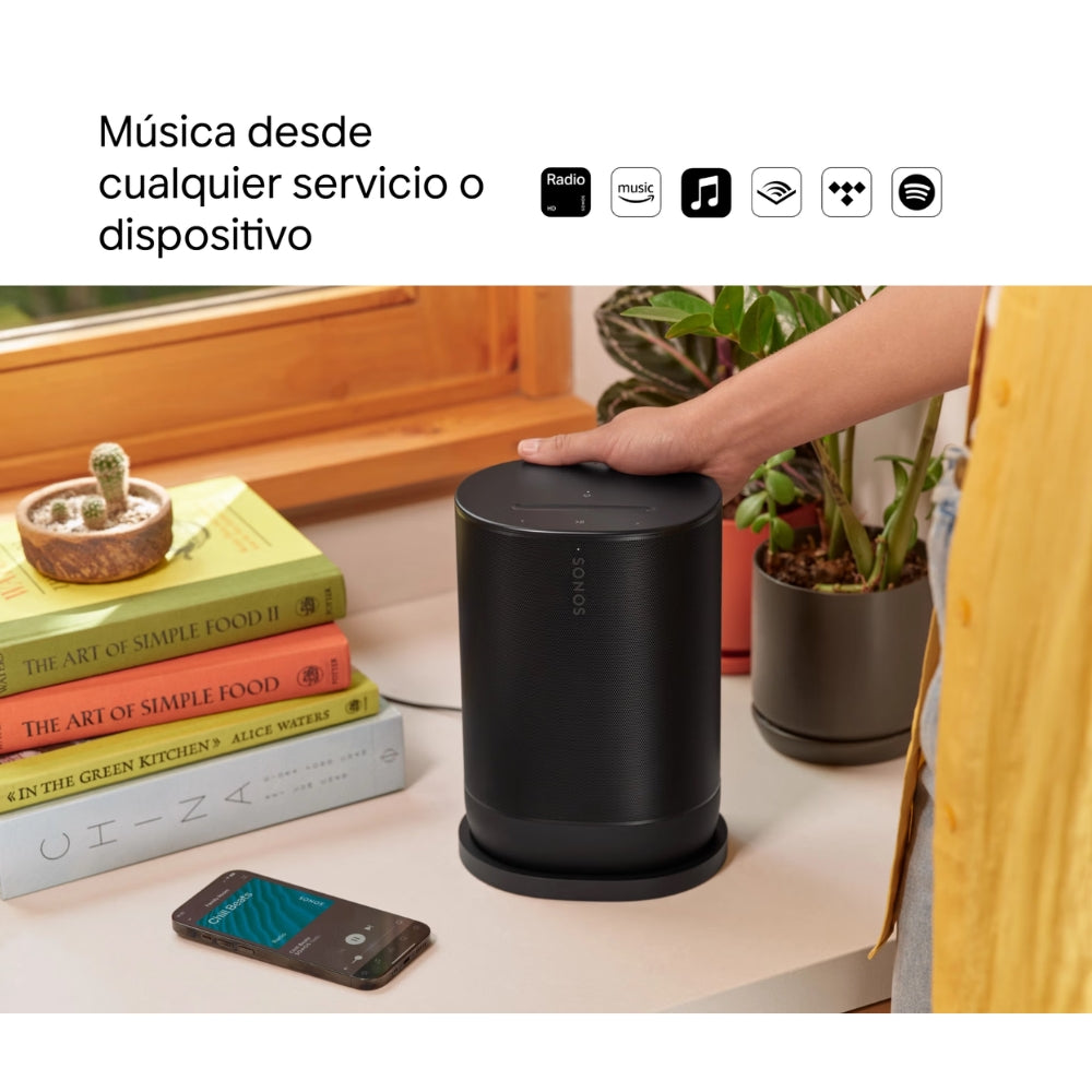 Parlante Sonos Move 2 WiFi + Bluetooth Ajuste Trueplay 24 horas