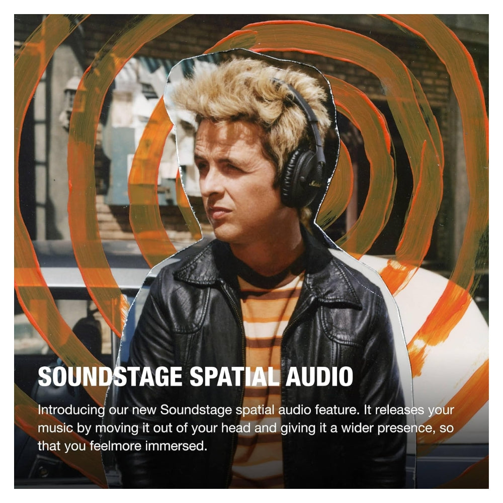 Audífono Marshall Monitor III A.N.C. Negro Over Ear 100h