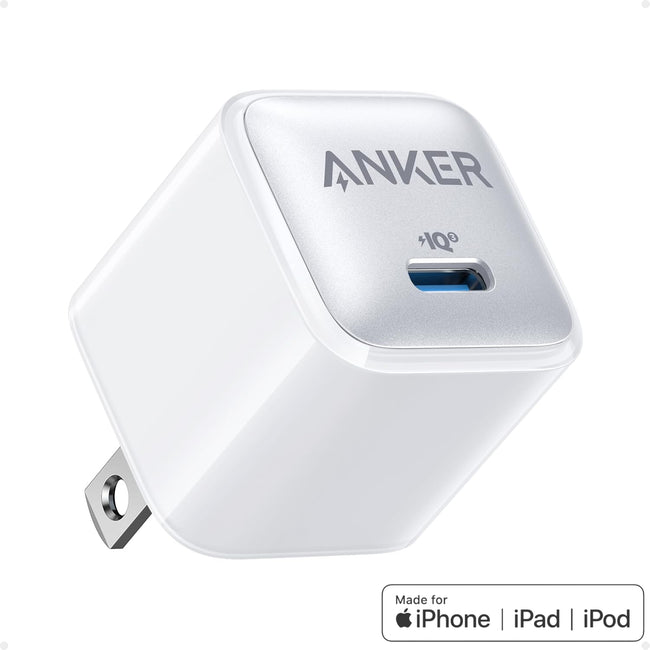 Cargador de Pared Anker Ultra Compacto Nano Pro 20W Blanco