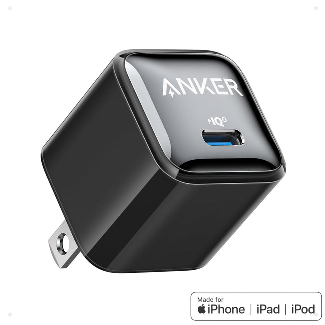 Cargador de Pared Anker Ultra Compacto Nano Pro 20W Negro