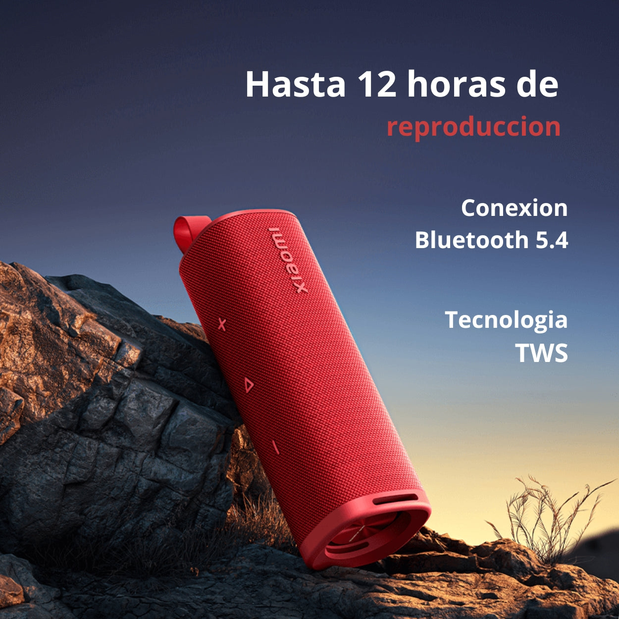 Parlante Xiaomi Sound Outdoor 30W Rojo MDZ-38-DB 12h