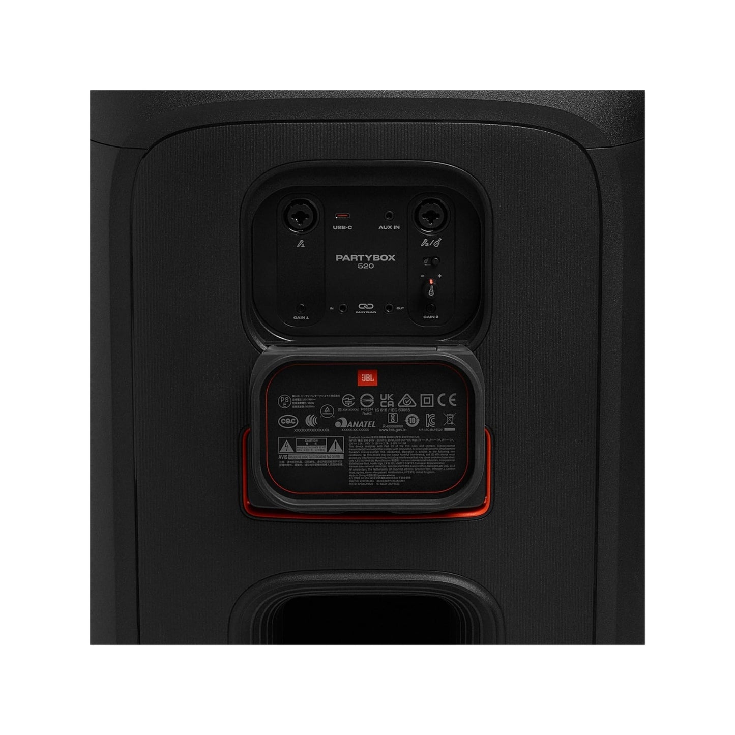 Parlante Bluetooth Jbl Partybox 520 400W IPX4 15Hrs