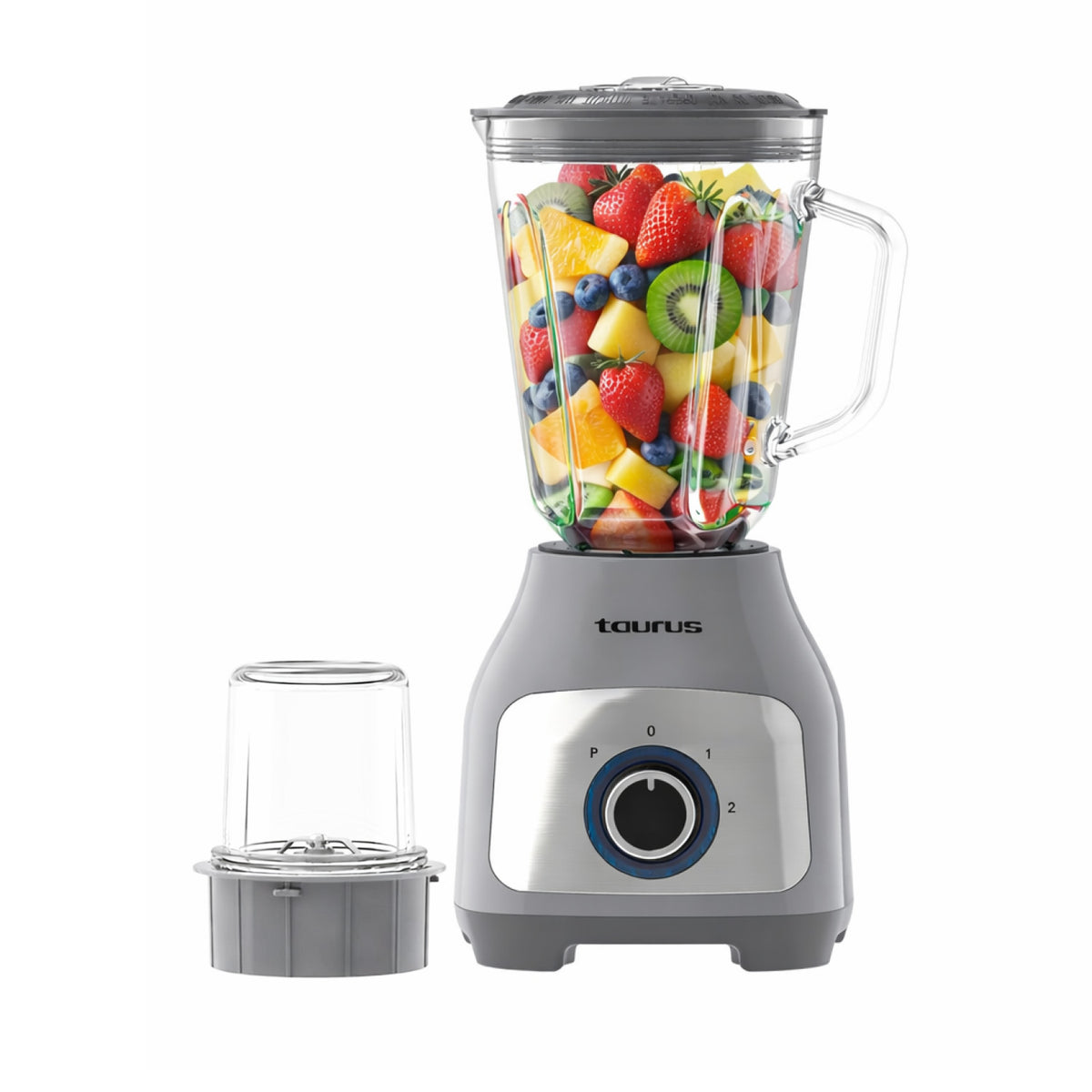 Tricombo Taurus Freidora de aire 5L + Hervidor eléctrico Digital 1.8L + Licuadora Premium 1.5L