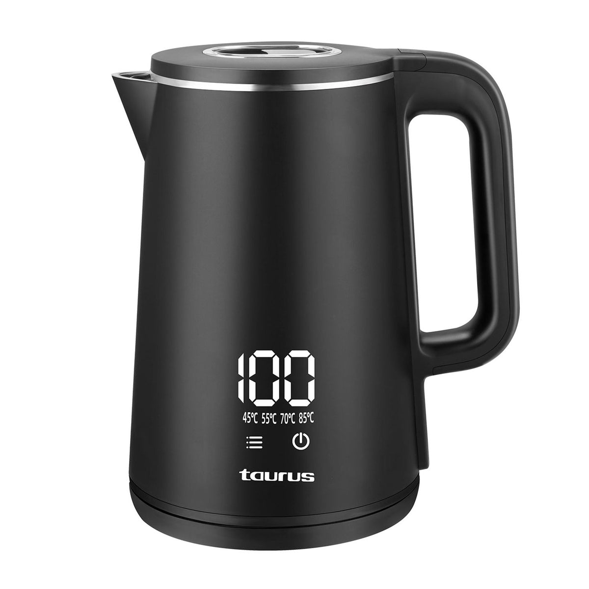 Tricombo Taurus Freidora de aire 5L + Hervidor eléctrico Digital 1.8L + Licuadora Premium 1.5L