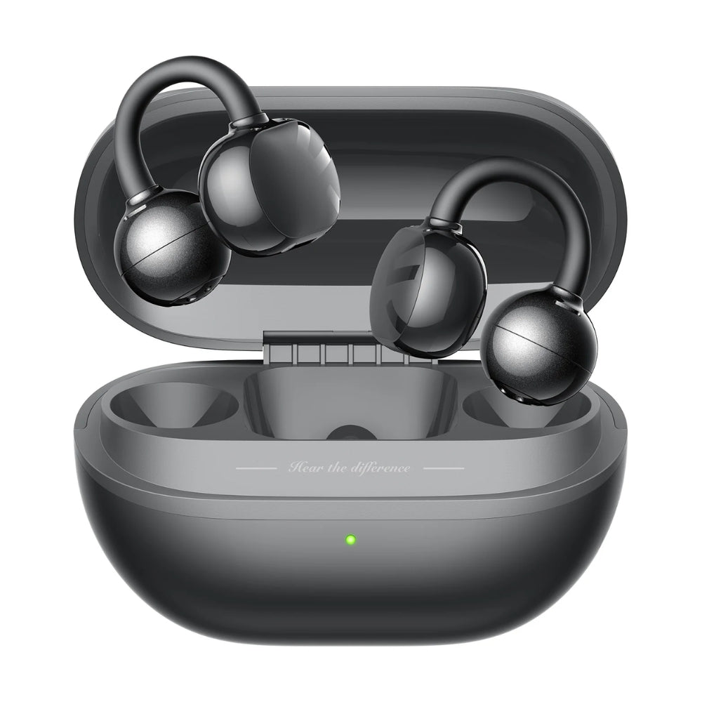 Audífono Soundpeats Pop Clip Negro 30h con anc IPX4