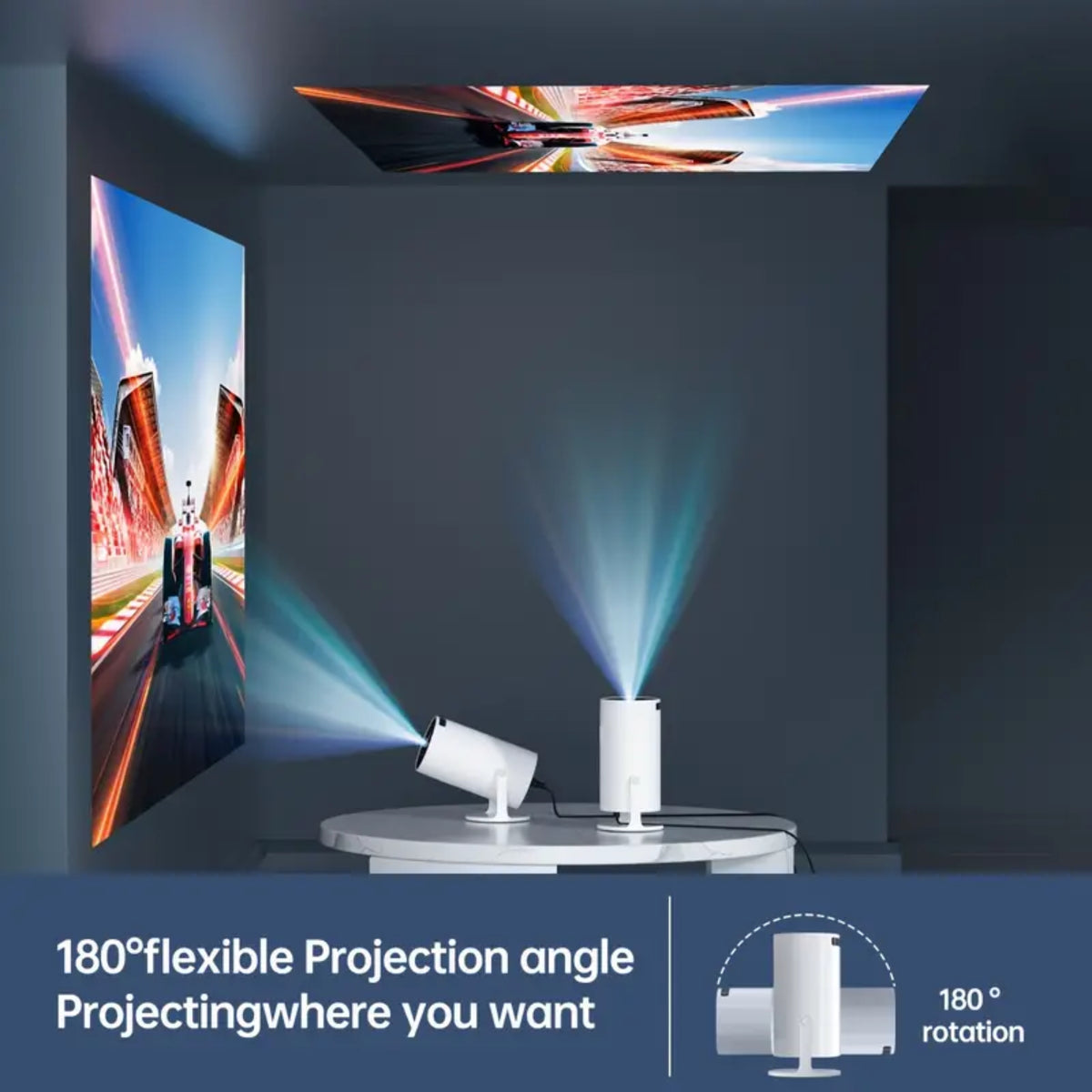 Proyector HY300 Smart Android 11 WiFi + Audífonos Blacksheep Globe de Regalo