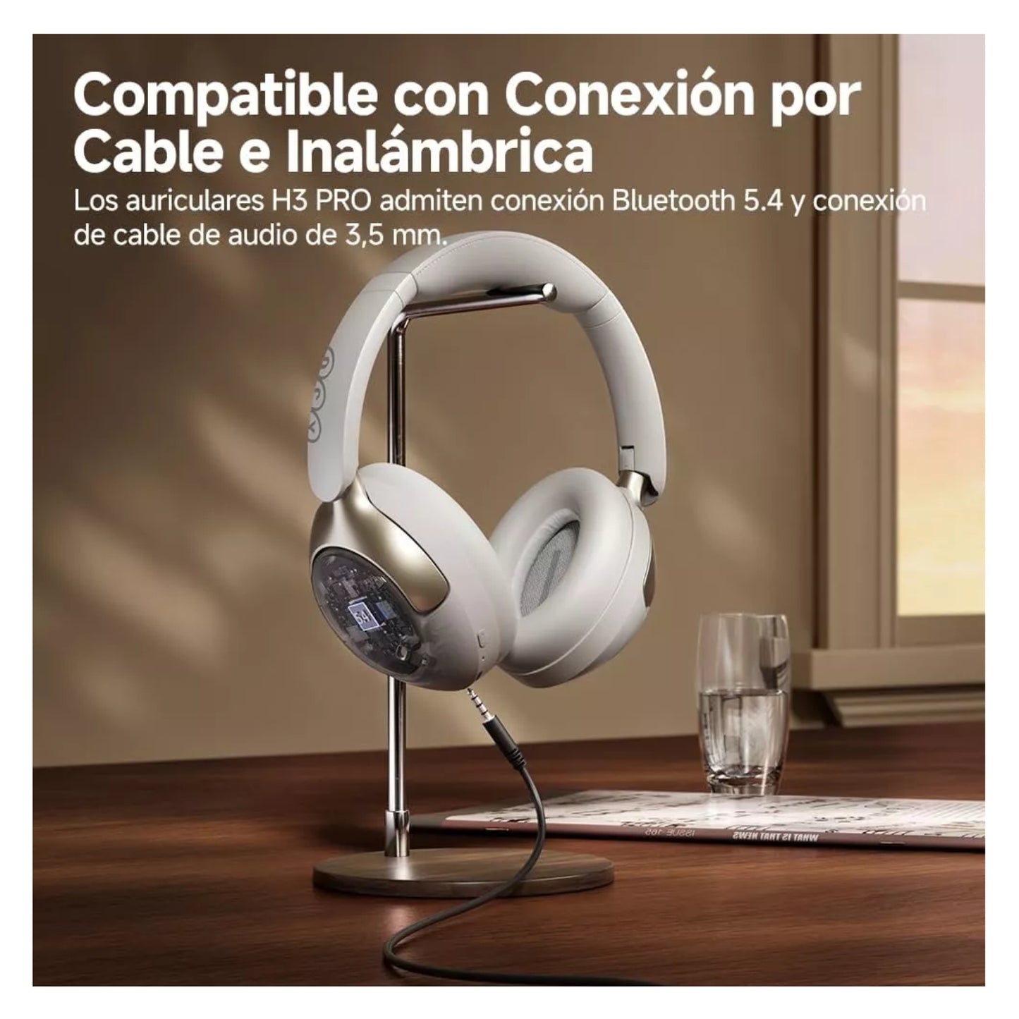 Audífonos Inalámbricos QCY H3 Pro Cancelación Activa de Ruido 55 Horas - Colores