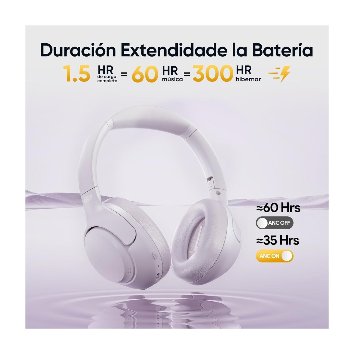 Audífono inalámbrico QCY H3 ANC bluetooth HI-RES - Colores