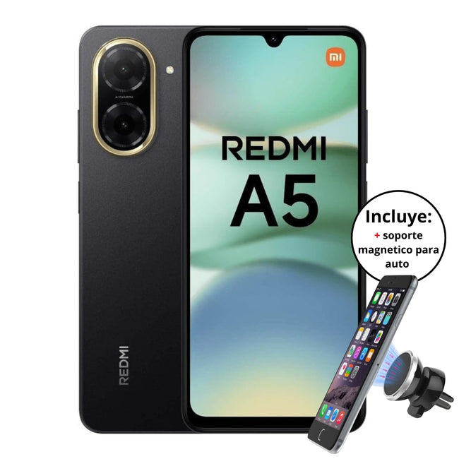 FU Celular Xiaomi Redmi A5 Dual SIM 128GB Negro 4GB RAM + 4 virtual