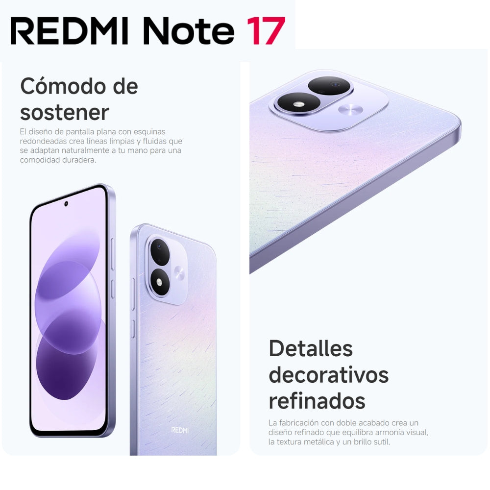 Xiaomi Redmi Note 17 4G LTE Dual SIM 128GB Negro 6GB RAM