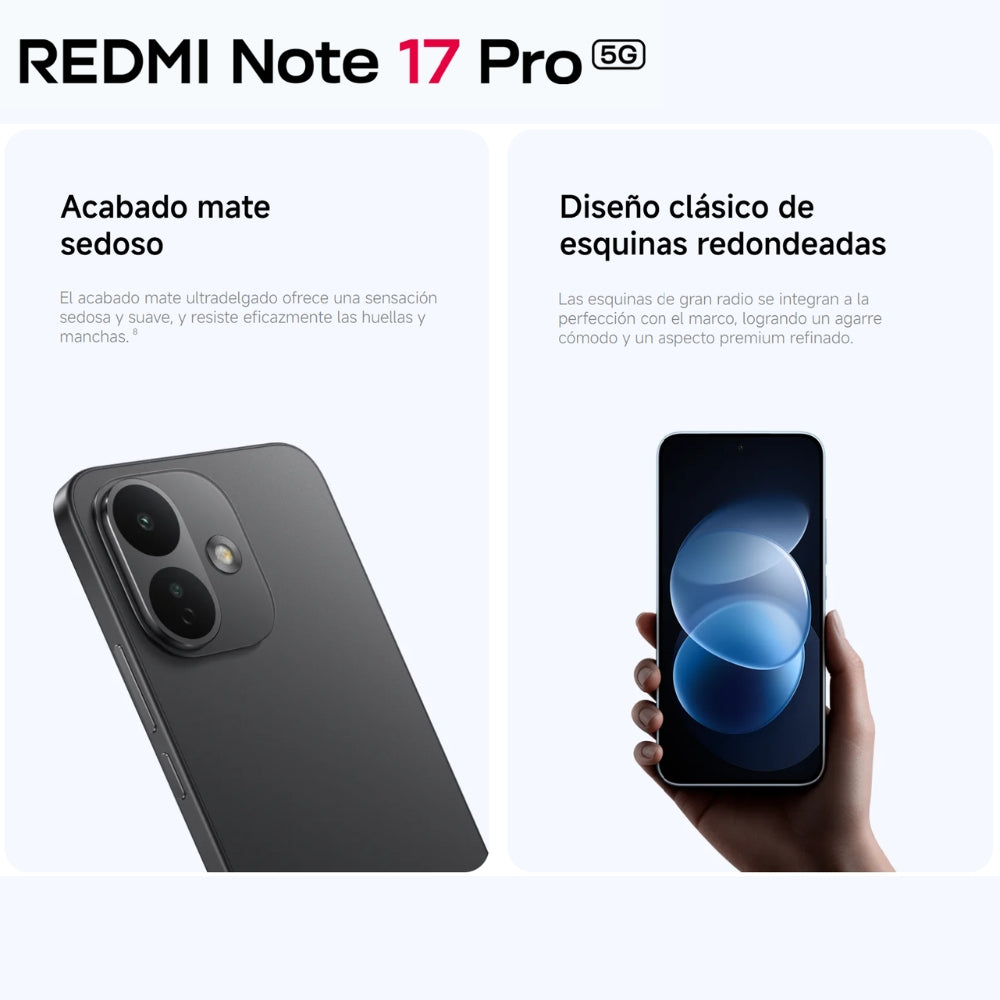 Xiaomi Redmi Note 17 Pro 5G Dual SIM 256GB Azul 6GB RAM