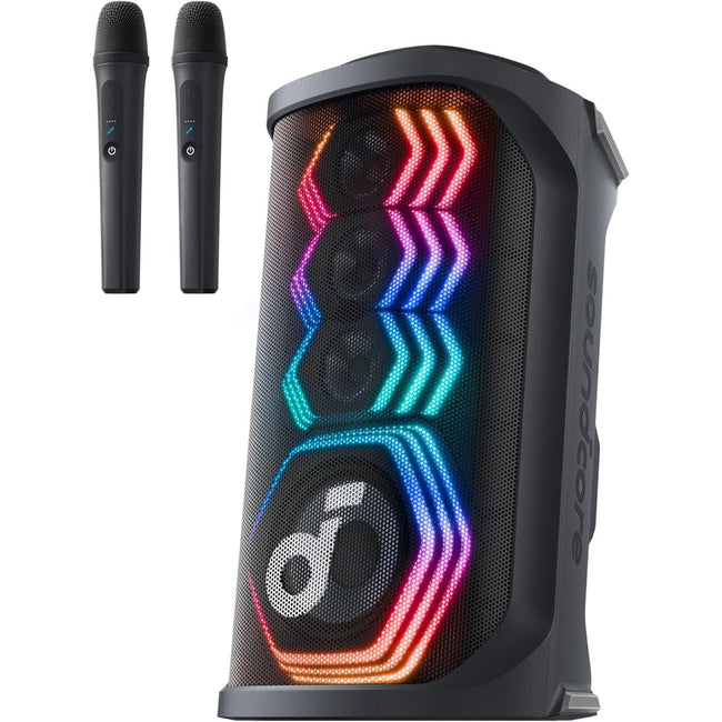 Parlante SoundCore Anker Rave 3S 200W 12h con 2 micrófonos