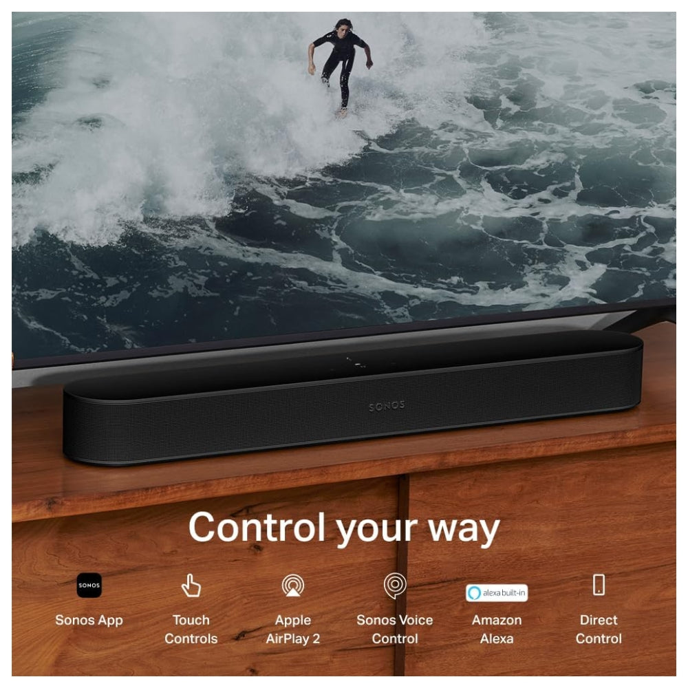 Soundbar Sonos Beam Gen 2 Barra de sonido WiFi + Bluetooth Ajuste Trueplay