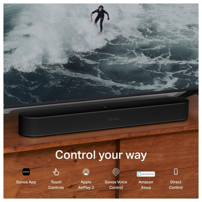Soundbar Sonos Beam Gen 2 Barra de sonido WiFi + Bluetooth Ajuste Trueplay