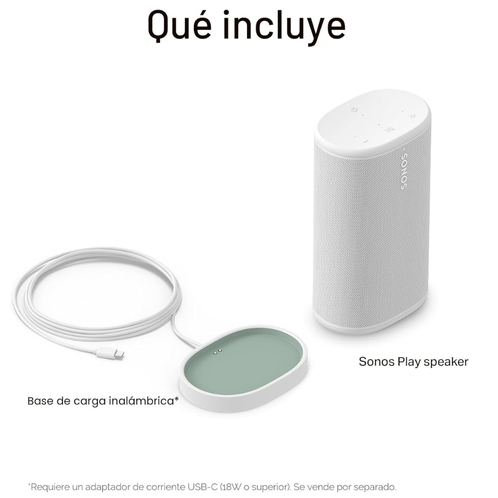Parlante Sonos Play 24h con WiFi + Bluetooth y ajuste Trueplay