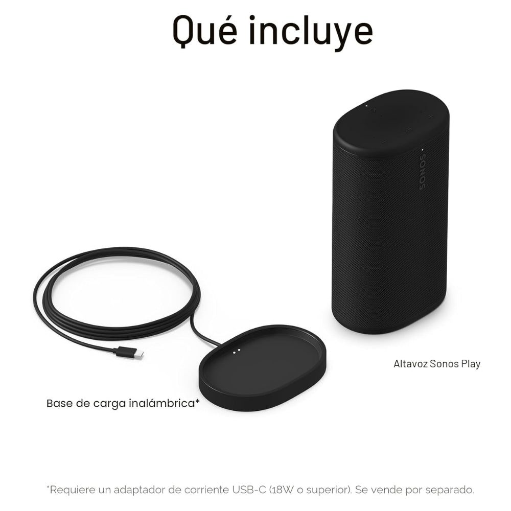 Parlante Sonos Play 24h con WiFi + Bluetooth y ajuste Trueplay