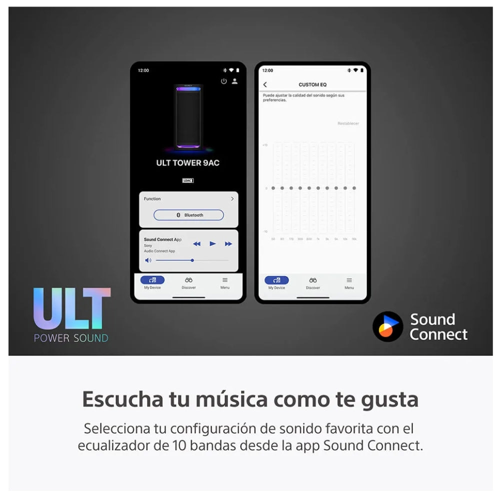 Parlante Sony ULT TOWER 9AC Negro