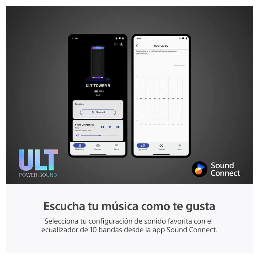 Parlante Sony  ULT TOWER 9 Negro