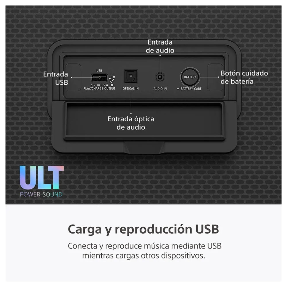 Parlante Sony  ULT TOWER 9 Negro