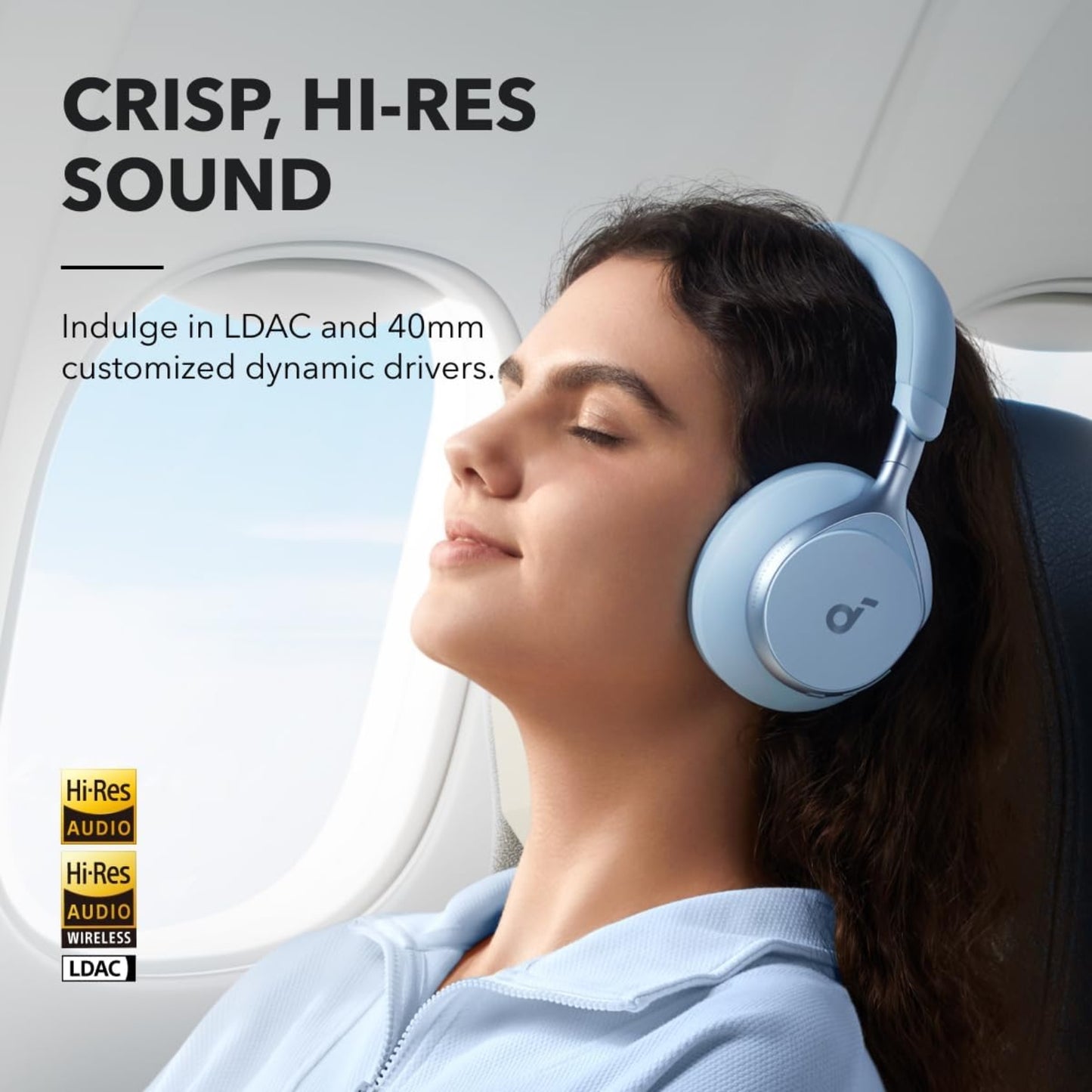 Audifonos SoundCore Space One Anc Azul 55h