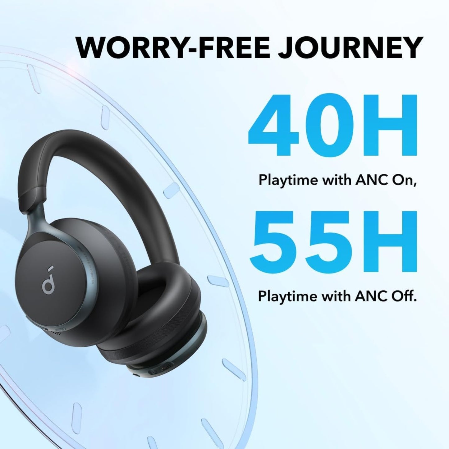 Audifonos SoundCore Space One Anc Negro 55h