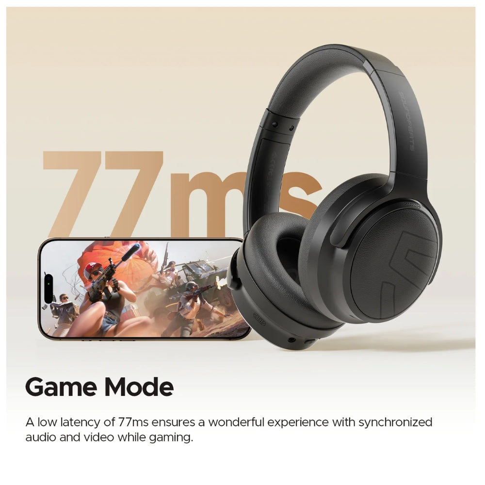 Audifono Soundpeats Space Pro Beige Anc Hibrido