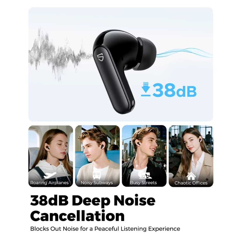 Audifonos Soundpeats Q3 PRO ANC Negro