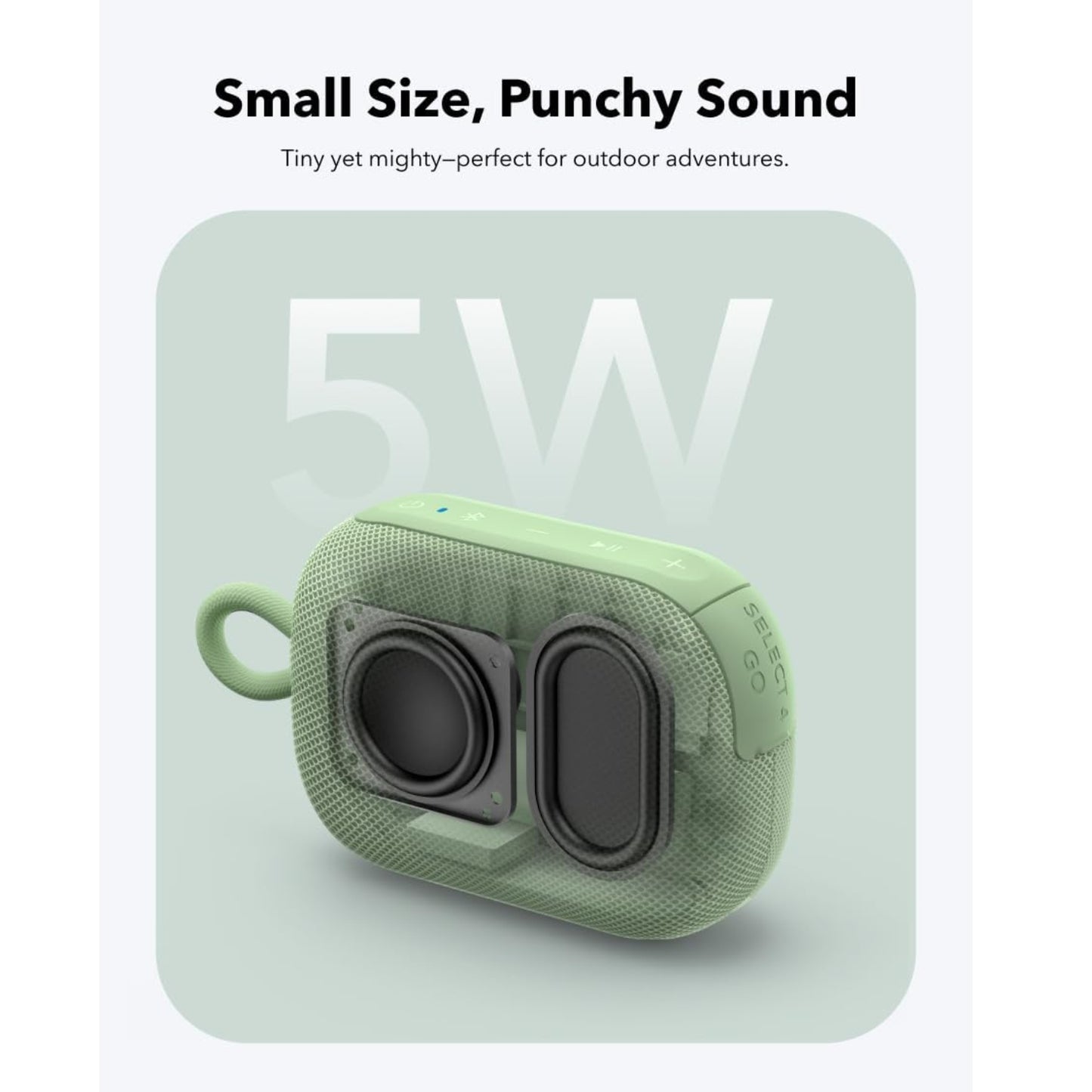 Parlante SoundCore Select 4 Go Verde 20h IP67