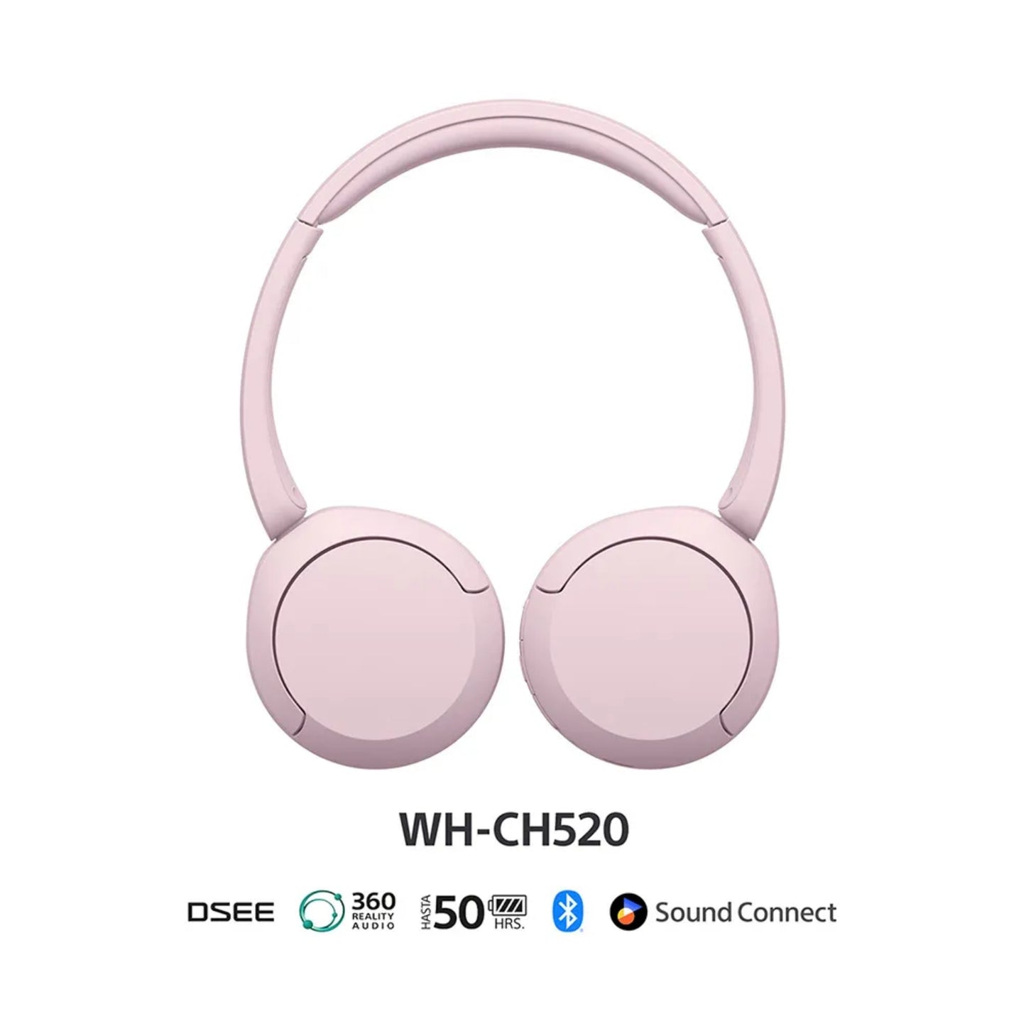 FU Audifonos Bluetooth On ear Sony WH-CH520 50Hrs - Colores