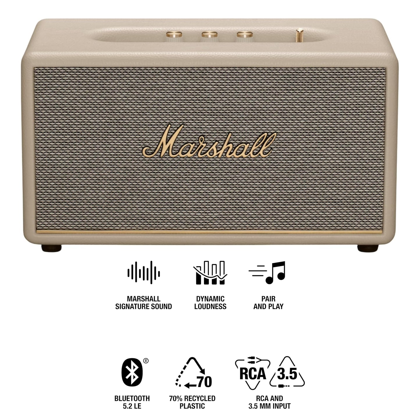 Parlante Bluetooth Marshall Stanmore III BT5.2 80 Watts RCA