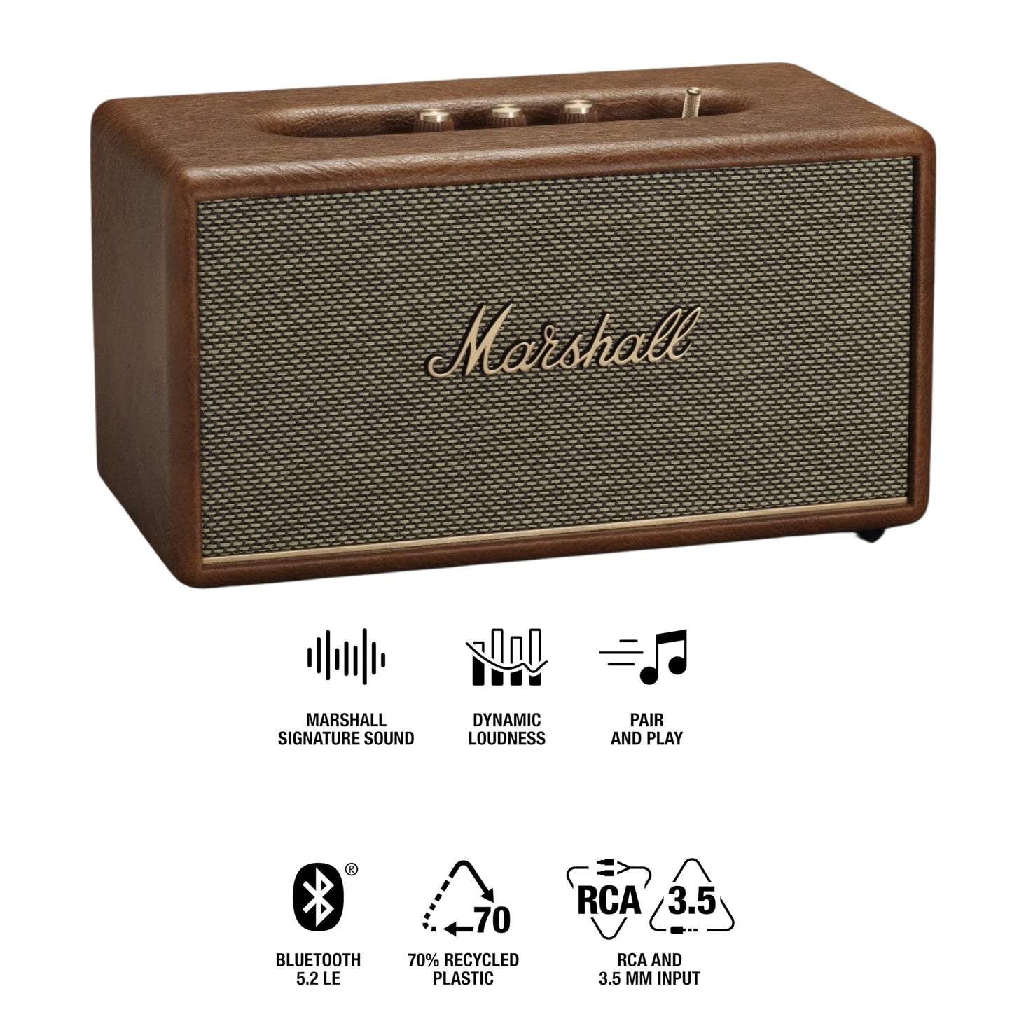 Parlante Bluetooth Marshall Stanmore III BT5.2 80 Watts RCA